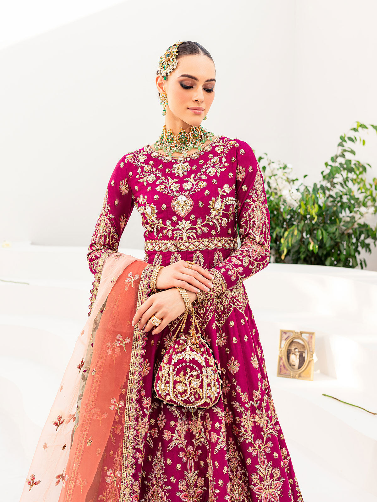 Satrangi 01 - 3 Piece Embroidered Wedding Collection 2022 by Gulaal