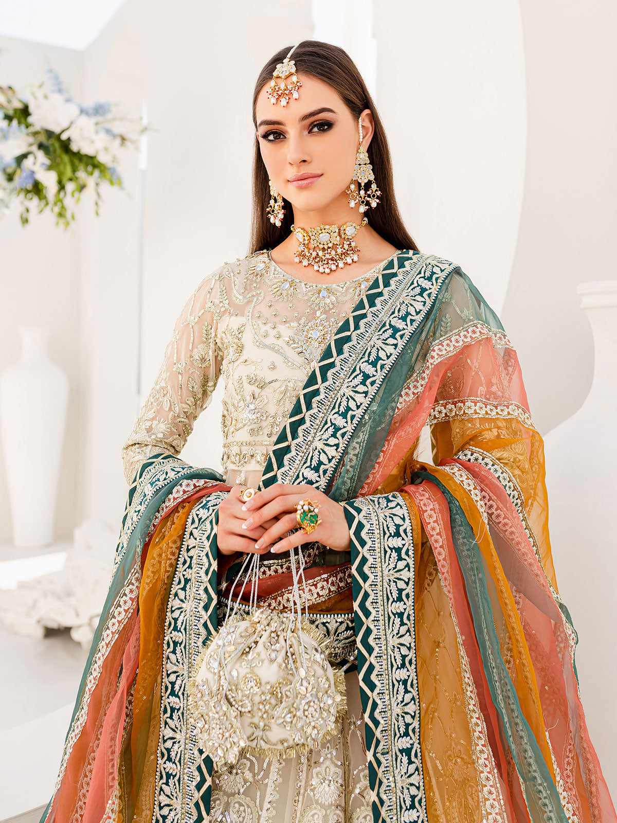 Kiyarah 02 - 3 Piece Embroidered  Wedding Collection 2022 by Gulaal 