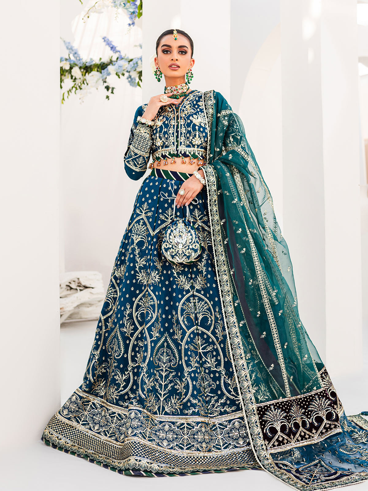 Shabnam 03 - 3 Piece Embroidered Wedding Collection 2022 by Gulaal 