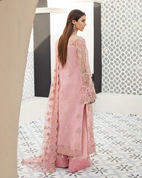 Roselyn Embroidered Net 3-Piece Suit D-5 Gulaal Unstitched Luxury Formals Eid Collection