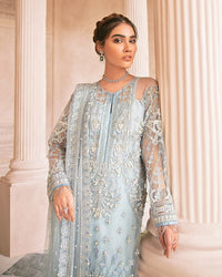 Wisteria Embroidered Net 4-piece Suit MG-01