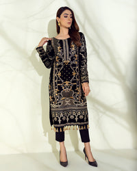 Perles Embroidered Velvet 2 Piece Suit GV-01