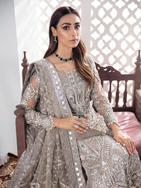 Gulnoor Embroidered Net 3-Piece Suit WS-18