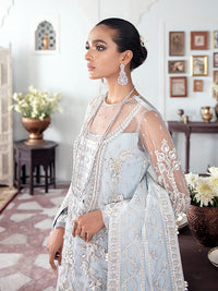 Saika Embroidered Net 3-Piece Suit WS-20